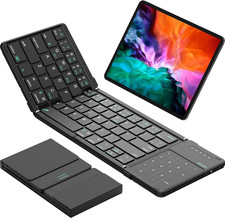 Nillkin Foldable Bluetooth Keyboard with Touchpad & Number Pad, Portable Bluetoo picture