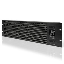 CLOUDPLATE T9, Rack Mount Cooling Fan Panel 3U Exhaust, AV Equipment 19