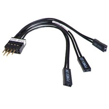 Motherboard Power SW HDD LED + - Cable 6P Start Switch Jumper Front Panel Header picture