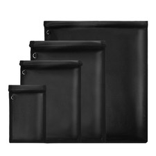 Faraday Bag 4 Pack – Waterproof & Fireproof Signal Blocking 4 Pack, Black picture