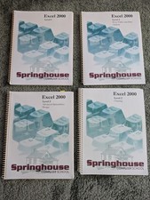 EXCEL 2000 Software Training Course - 4 Disc set - Windows PC - Springhouse picture