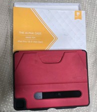 ZUGU Alpha Case iPad Pro 12.9 4th Gen 2020 Red Magnetic Stand Pencil Holder Slim picture