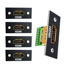 5pcs/set DIY OEM Receptacle HDMI 8K Type-A Female Socket Connector Panel Mount picture