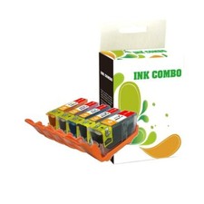 5 pk PGI220BK CLI221BK CLI221C CLI221Y CLI221M for Canon Printer PREMIUM picture