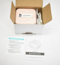 Mini Printer Sticker Maker Inkless Printer M02L Pink Lithium Battery 5V 2A picture