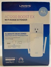 NEW in BOX Linksys AC1200 BOOST EX Wi-Fi Range Extender RE6400 Dual-Band White picture