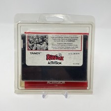 Vintage RAMPAGE smash & trash Tandy TRS-80 game cartridge 26-3174 Color Computer picture