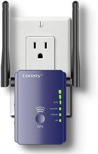 COREDY 300 MBPS MINI WIFI EXTENDER RANGE EXTENDER/WIRELESS REPEATER - PURPLE picture