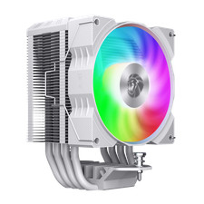 Gamemax GAMMA 90 Digital CPU Air Cooler Temperature Display ARGB White 92 mm New picture