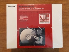Maxtor ATA/100 Internal Hard Drive Kit - 200GB - Brand New Sealed picture