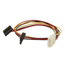 EverCool EC-ST004 50cm 4Pin Molex to Dual 15pin SATA Power Cable picture