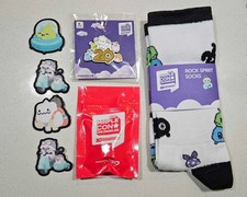Maplestory MAPLECON 2025 Bundle - Rock Spirit Socks, Zakum Keycap, Pin, Patches picture