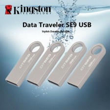 Kingston Silver&Gold DTSE9 32GB Metal UDisk USB 2.0 Flash Drive Memory Pen Stick picture