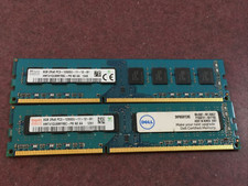 16GB LOT OF 2 SK HYNIX (2x8GB) 2Rx8 PC3-12800U DDR3-1600 Desktop Memory RAM picture