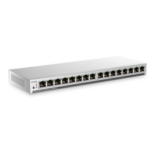 Zyxel 16 Port Network Ethernet Switch   Unmanaged+ GbE PoE+   GS1100-16EP 16-Por picture