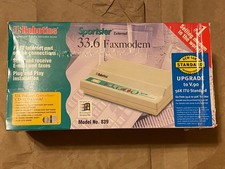 US Robotics Sportster 33.6 External Fax Modem - Factory Sealed Vintage Old Stock picture