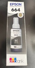 Epson 664 Ecotank Black Ink  T664120  Exp 2027+ 0484 picture