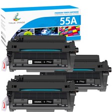 3PK CE255A 55A Toner fits for HP LaserJet Pro P3010 P3011 P3015 P3015DN P3015X picture