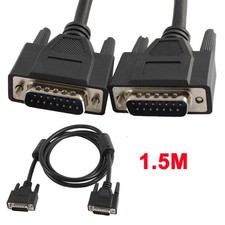 5Ft 1.5M Length DB15 15 Pin Male to Male Monitor Adapter Cable Wire for Laptop picture
