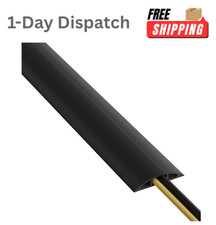 .D-Line 6ft Floor Cord Cover Heavy Duty Black Cable Protector picture