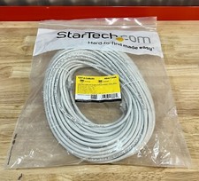 BRAND NEW StarTech 150ft / 46m Cat6 Patch Cable Snagless  RJ45 Connectors White picture