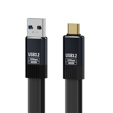 CY USB3.1 10Gbps Type-A Male to Type-C Male Flat Slim FPC USB-C Data Power Cable picture