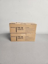 Kyocera TK-18 Black Standard Toner Cartridge FS-1020D Lot of 2 picture