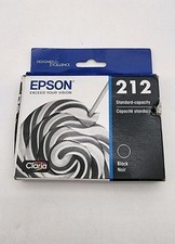 Epson 212 Black Ink Cartridge Standard Capacity Genuine OEM - Exp 01/2026 picture