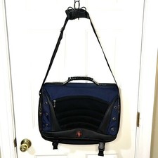 Wenger Swissgear Saturn Laptop Messenger Shoulder Strap Bag Black/Blue picture