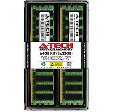 64GB 2x 32GB PC4-2400 LRDIMM Supermicro X11SDW-16C-TP13F Memory RAM picture
