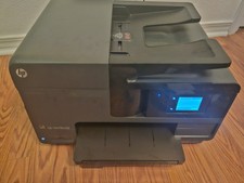 HP OfficeJet Pro 8610 Printer FOR PARTS ONLY - W/ 2 Printheads & Ink Full Set picture