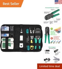 Lightweight Professional 11-in-1 Network Tool Kit for Efficient Cable Management picture