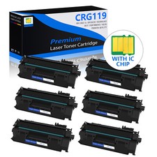 6 PACK CRG119 C119 Toner Cartridge for Canon ImageClass MF5960dn MF6160dw 5950dw picture