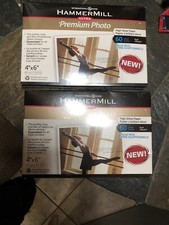 Hammermill ultra premium photo paper 4x6 60 sheets each lot of 2 brand new  picture