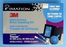 Imation 3M Minicartridge Drive Cleaning Kit Travan DC 2000 & MC 3000 – New NOS picture