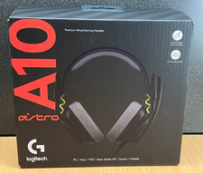 ASTRO A10 Premium Wired Gaming Headset Black BRAND NEW STILL SEALED IN BOX picture