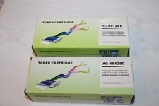 PAIR Xerox Phaser 6128MFP, 6128N MFP Toner Cartridges AC-X6128Y, AC-X6128C 