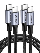 UGREEN 100W USB C to USB C Cable 2-Pack 1.6ft Black Fast Charging PD3.0 QC3.0 picture