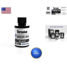 VersaInk Nano Black MICR Ink 85ml Magnetic for Check Printers V0101S-7304 picture