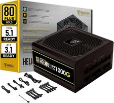 GAMDIAS PCIe 5.1 & ATX3.1 Gold 1000W Power Supply PSU AMD INTEL picture