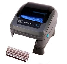 Zebra Zp 500 Plus Label Printer ZP500-0103-0017 W/prints Power USB Cables picture