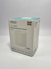 TP-Link Deco X20 WiFi 6 Mesh System Router Covers 2200 Sq Ft 1-Pack picture