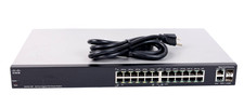 Cisco SG200-26P Gigabit Ethernet Smart Switch, 26 10/100/1000 Ports, PoE w922 picture