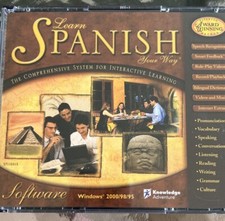 Learn Spanish Your Way Audio 3 CD Set Windows 2000/98/95 Speaking Vocabulary  picture