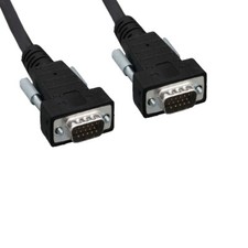 KNTK 75' Plenum Rated SVGA Video Cord 28AWG CMP HD15 15Pin In-Wall Installation picture