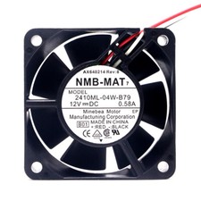 1pcs NMB-MAT 2410ML-04W-B79 6025 12V 0.58A 3-wire Power Module Cooling Fan picture