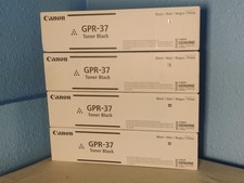Genuine OEM Canon GPR-37 Black Toner Cartridge 3764B003[AA] Set of Four picture
