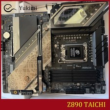 FOR ASROCK Z890 TAICHI DDR5*4 256GB LGA 1851 Intel HDMI ATX Ｍotherboard Test OK picture