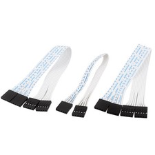 5Pcs 2.54mm Pitch 5 Pin 5 Wire 24AWG Female IDC Flat Ribbon Cable 20cm picture