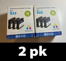2pk Dataproducts Replacement Multi Pack InkJet Cartridges (CMY) Fit/For HP 933 picture